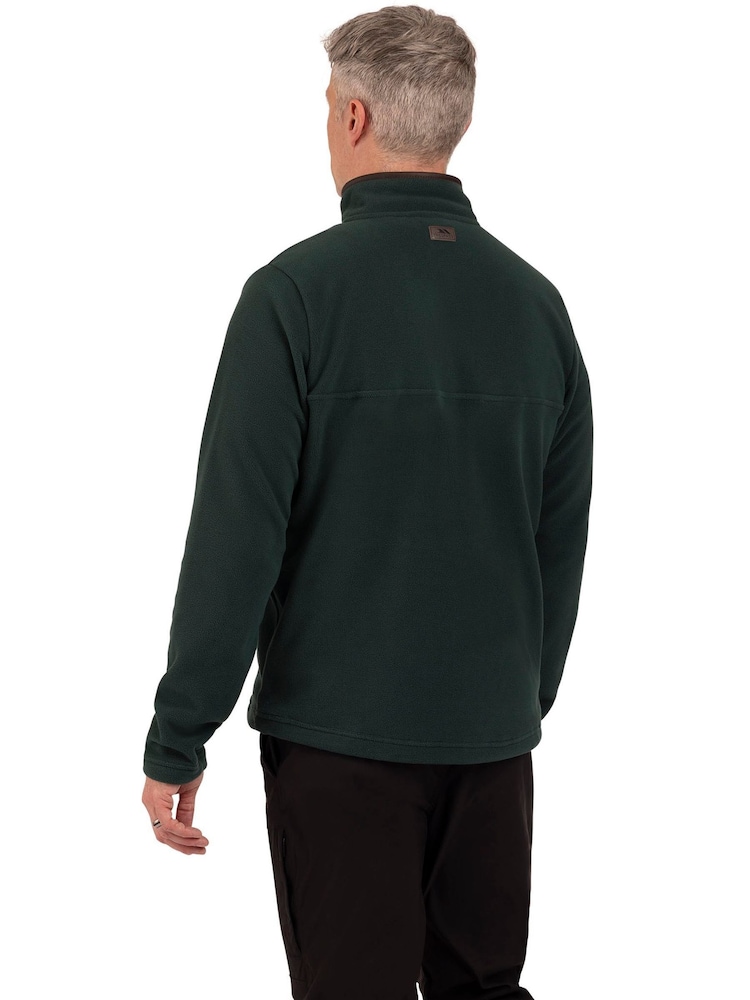 Trespass Green Huntar 1/4 Zip Fleece - Image 2 of 6 Trespass Green Huntar 1/4 Zip Fleece - Image 2 of 6