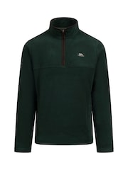 Trespass Green Huntar 1/4 Zip Fleece - Image 5 of 6