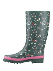Žalia - „Cotswolds Cleeve“ aukšti sintetinės gumos Wellingtons batai - 2 paveikslėlis iš 4