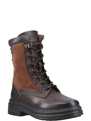 Cotswolds Lacock Lace Up Fleece Lined Leather Boots - Bild 3 av 5