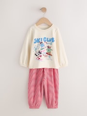 Cream/ Bleu - Lot de 3 pyjamas de jogging (9 mois-12 ans) - Image 2 de 6