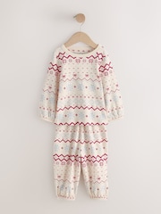 Cream/ Bleu - Lot de 3 pyjamas de jogging (9 mois-12 ans) - Image 4 de 6