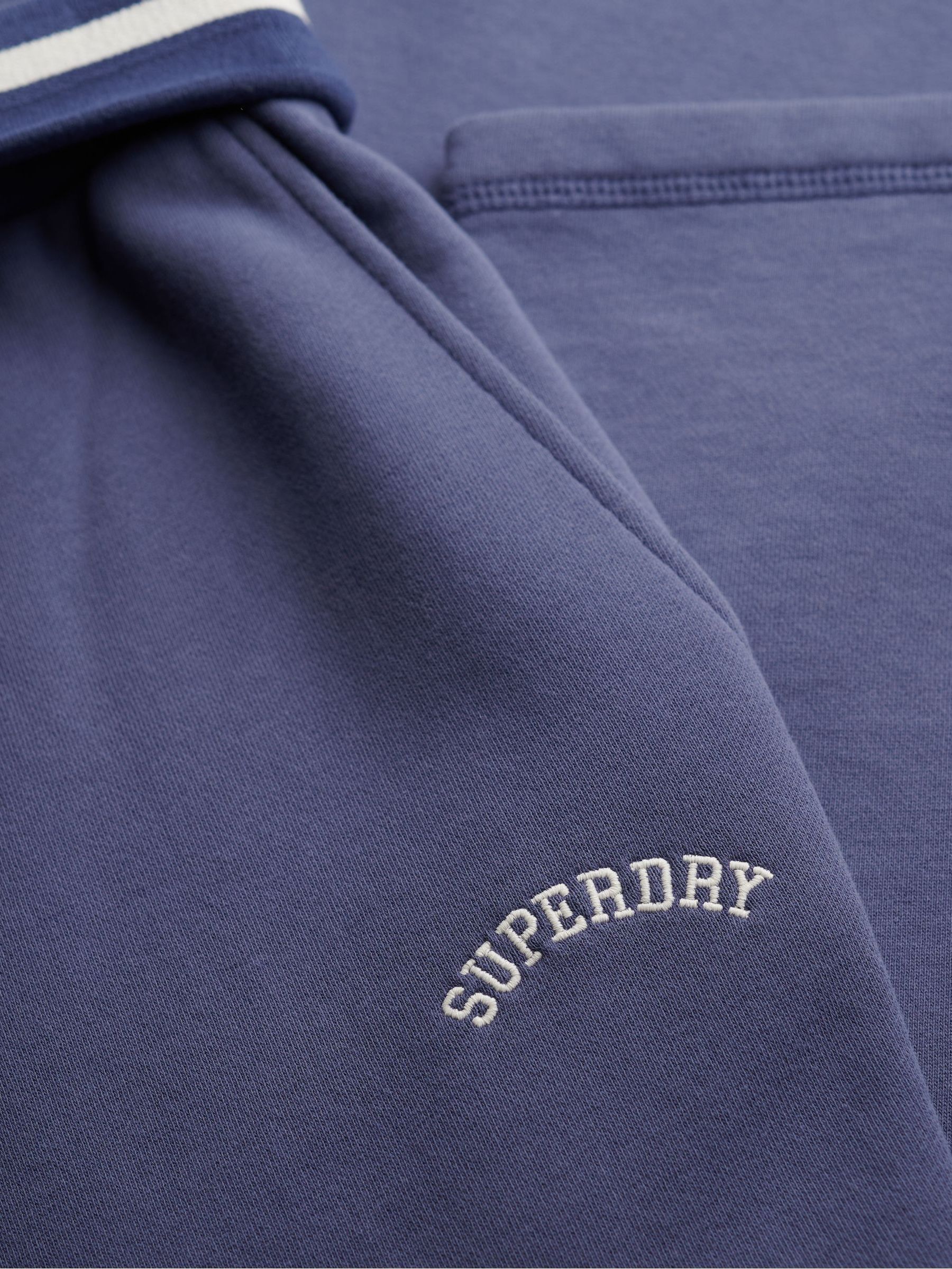 Buy Superdry Blue Athletic Essentials Logo Low Rise Flare Joggers