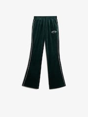 Superdry Green Country Club Velour Straight Joggers - Image 7 of 8