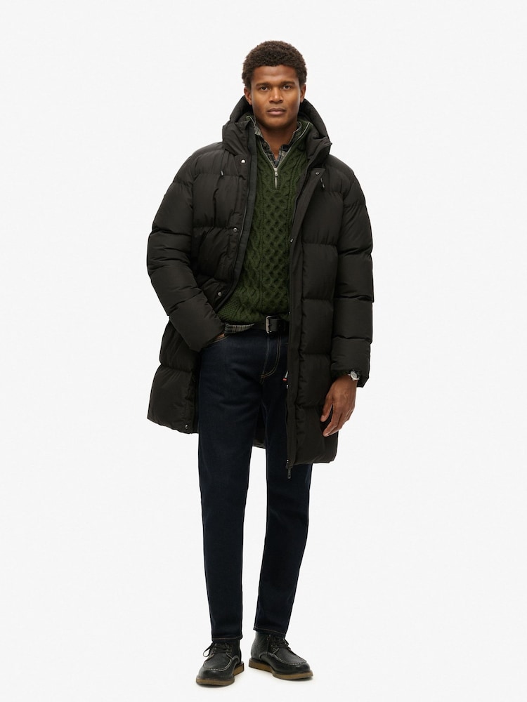 Superdry 후드 스포츠 퍼퍼 코트 - 7의 이미지 1