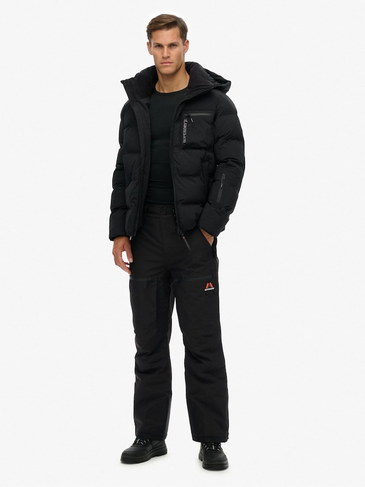 Superdry Black Ski Shell Trousers - Image 1 of 8