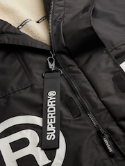 Superdry Black Robe Jacket - Image 7 of 7