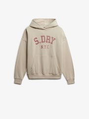 Beige - Superdry Athletic Essentials Relaxed Hettegenser - Bilde 6 av 8