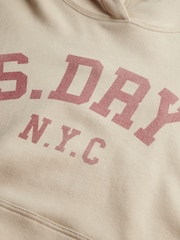 Beige - Superdry Athletic Essentials Relaxed Hettegenser - Bilde 8 av 8