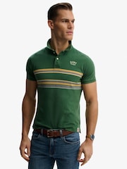 سپر ڈری ونٹیج سٹرائپ جرسی پولو شرٹ - تصویر 4 از 7