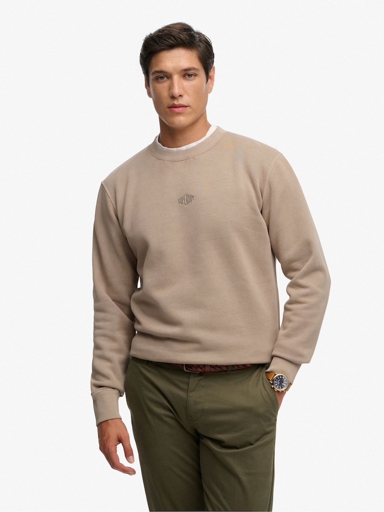 Superdry Micro Logo Crew Neck Jumpers - 8의 이미지 1