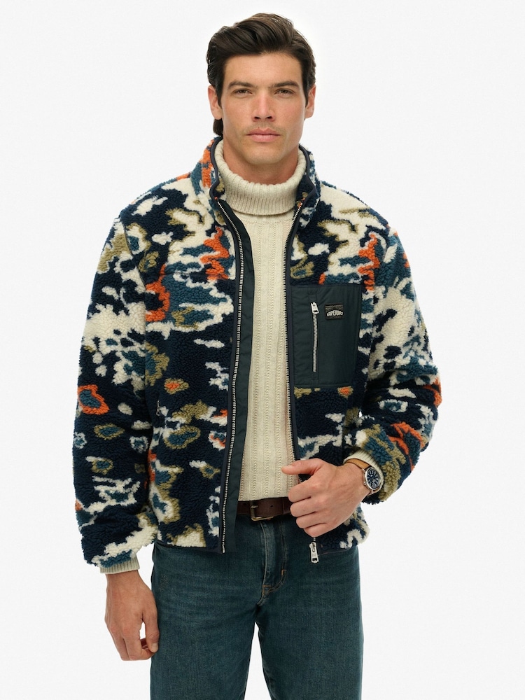 Superdry Printed Glidelåsfleece - Bilde 1 av 7