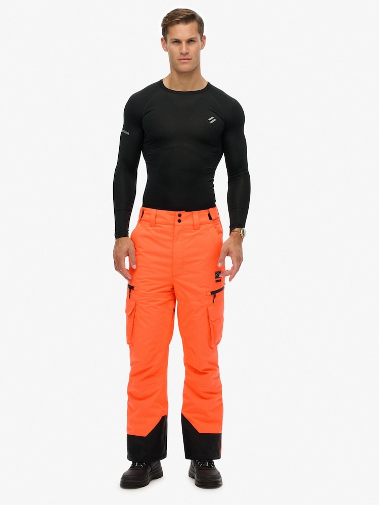 Superdry Orange Ski Shell Trousers - Image 1 of 9