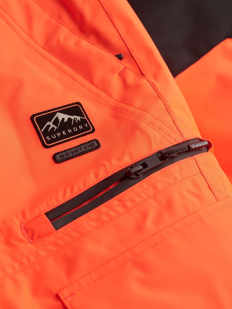 Superdry Orange Ski Shell Trousers - Image 9 of 9