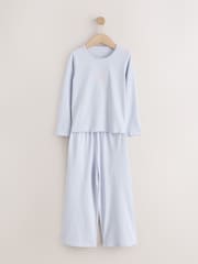 Blue/Pink Deer Wide Long Leg Pyjamas 3 Pack (3-16yrs) - Image 4 of 7