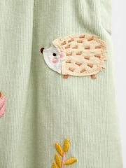 JoJo Maman Bébé Sage Green Woodland Dungaree & Bodysuit Set - Image 7 of 7