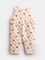 JoJo Maman Bébé Pink Floral Dungaree Set - Image 5 of 6