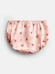 JoJo Maman Bébé Pink Ditsy Floral Smocked Baby Dress Set - Image 5 of 6