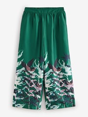 Laura Ashley Green Alderwick Satin Pyjamas Set - Image 3 of 5