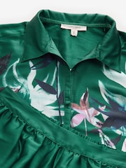 Laura Ashley Green Alderwick Satin Pyjamas Set - Image 5 of 5