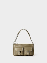 Neutralna boja - Osprey London The Cali Leather Shoulder Bag - Slika 1 od 6