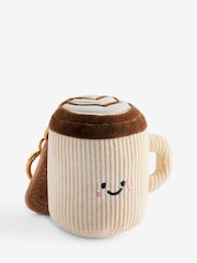 Cream Latte and Biscuit Cute Keyring Charm Bag - Image 4 of 6