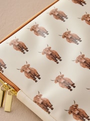 Cream Hamish the Highland Cow Laptop Sleeve - Image 2 of 4