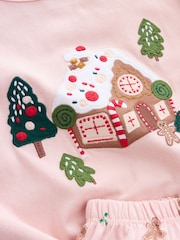 Pink Joggers Christmas Pyjama (9mths-12yrs) - Image 3 of 5