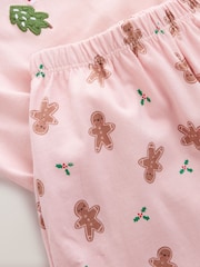 Pink Joggers Christmas Pyjama (9mths-12yrs) - Image 4 of 5