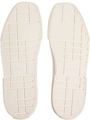 Calvin Klein White Cotton Canvas High Top Logo Women Trainers - Image 4 of 4