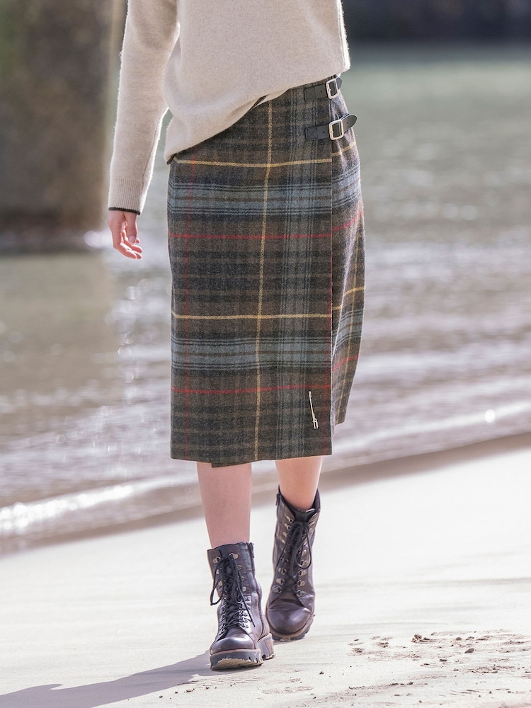 Celtic & Co. Celt Midi Kilt Skirt - Imagen 2 de 4