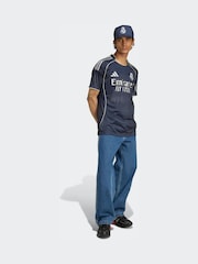 adidas Blue Real Madrid Away Jersey - Image 3 of 7