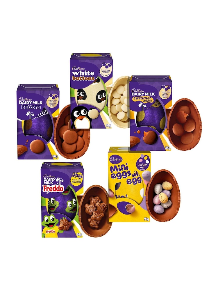 Cadbury Small Chocolate Egg Bundle of Five - Image 1 of 2