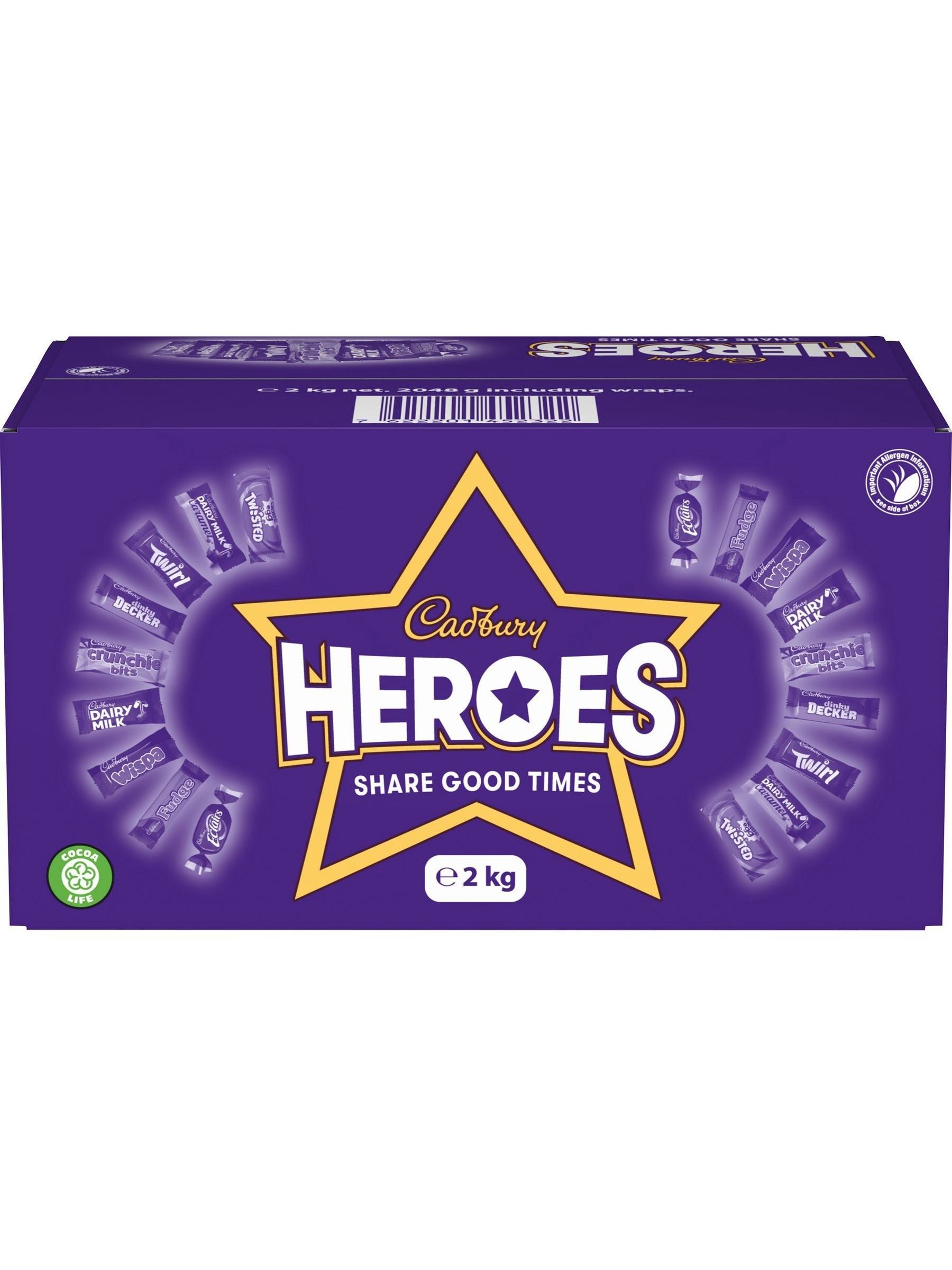 Assorted Cadbury favourites for sharing