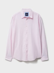 قميص من مزيج كتّان بكُم طويل من Crew Clothing - صورة 5 من 5