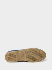 Crew Clothing Blue Aubry Deck Shoes - Image 3 of 4