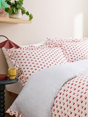 Copenhagen Home White Cherries Duvet Cover Set - Image 2 of 4