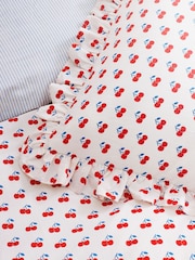 Copenhagen Home White Cherries Duvet Cover Set - Image 3 of 4