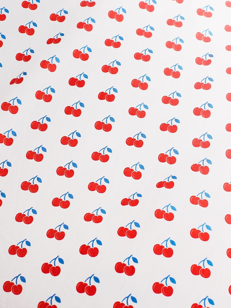 Copenhagen Home White Cherries Duvet Cover Set - Image 4 of 4 Copenhagen Home White Cherries Duvet Cover Set - Image 4 of 4