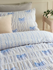 Copenhagen Home Blue Pretty Bows Duvet Cover Set - Image 2 of 3