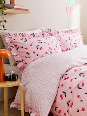 Copenhagen Home Pink Sweet Cherries Duvet Cover Set - Image 2 of 4