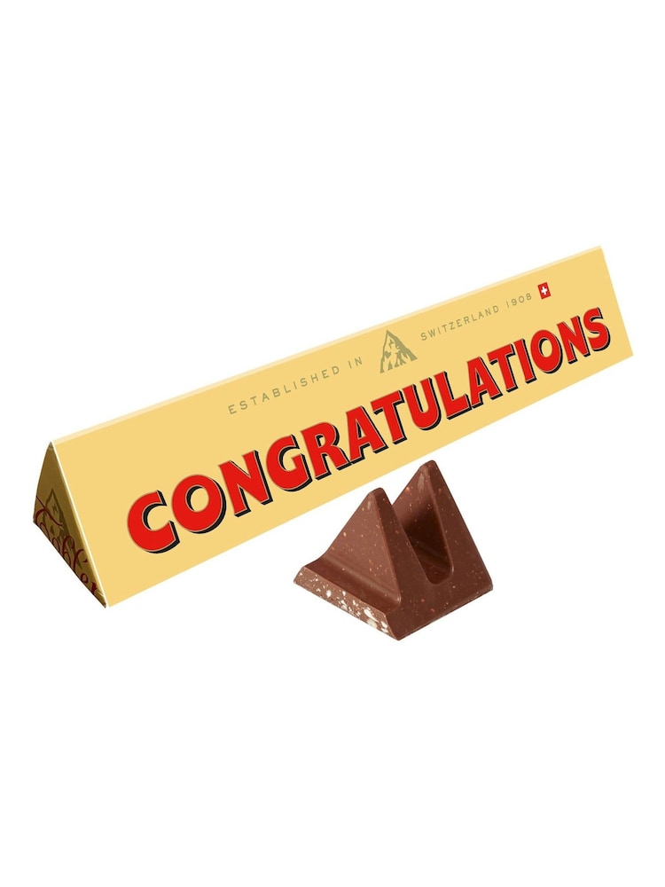 Toblerone Congratulations Milk Chocolate Bar 340g - Image 1 of 3
