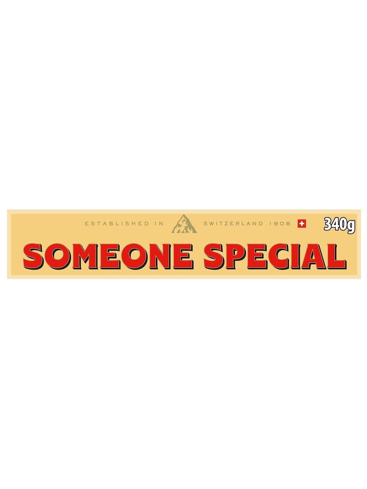 Toblerone Someone Special Milk Chocolate Bar 340g - Image 2 of 3 Toblerone Someone Special Milk Chocolate Bar 340g - Image 2 of 3