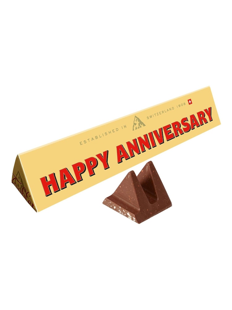 Toblerone Happy Anniversary Milk Chocolate Bar 340g - Image 1 of 3