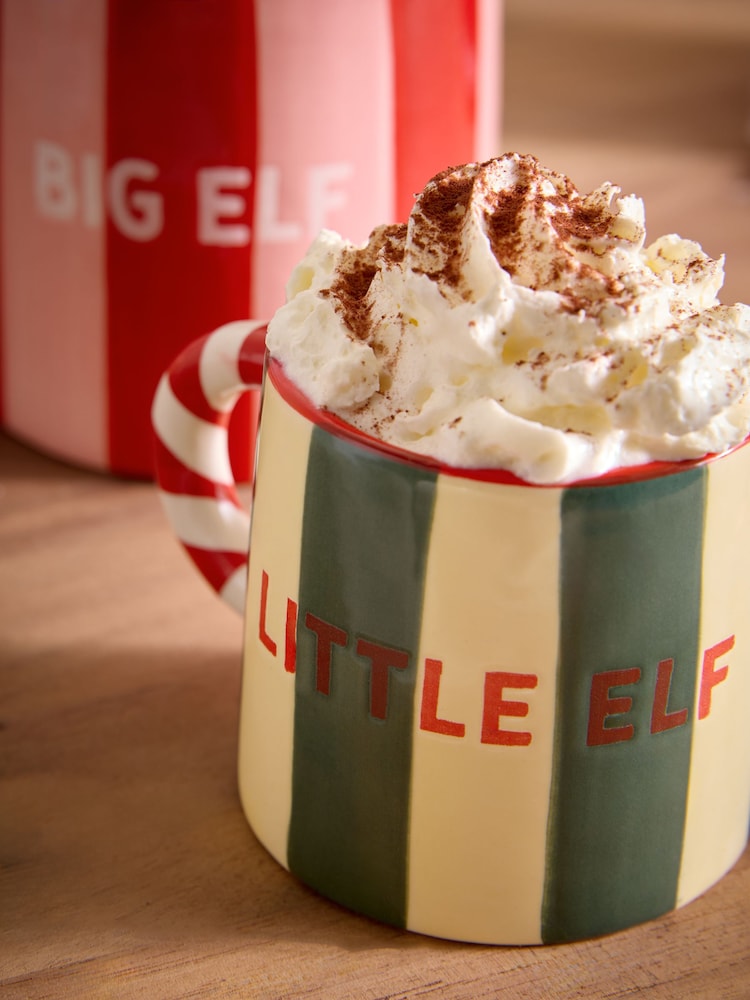 Buy Christmas Hot Chocolate Adult and Child Elf Mug Gift Set from the ...