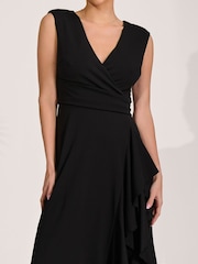 Jolie Moi Frill Detail Wrap Sleeveless Midaxi Dress - Imaginea 3 din 6