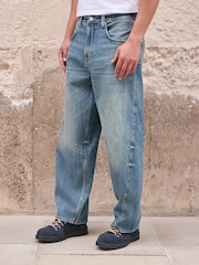 Light Blue Balloon Fit Jeans - Image 3 of 6