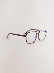 Brown Blue Light Glass - Image 4 of 6