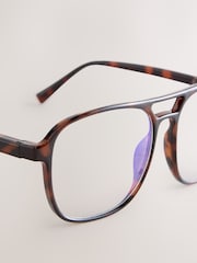 Brown Blue Light Glass - Image 6 of 6