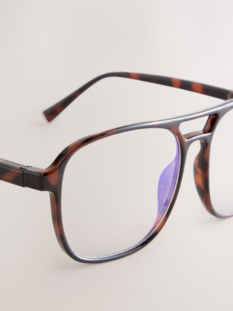 Brown Blue Light Glass - Image 6 of 6